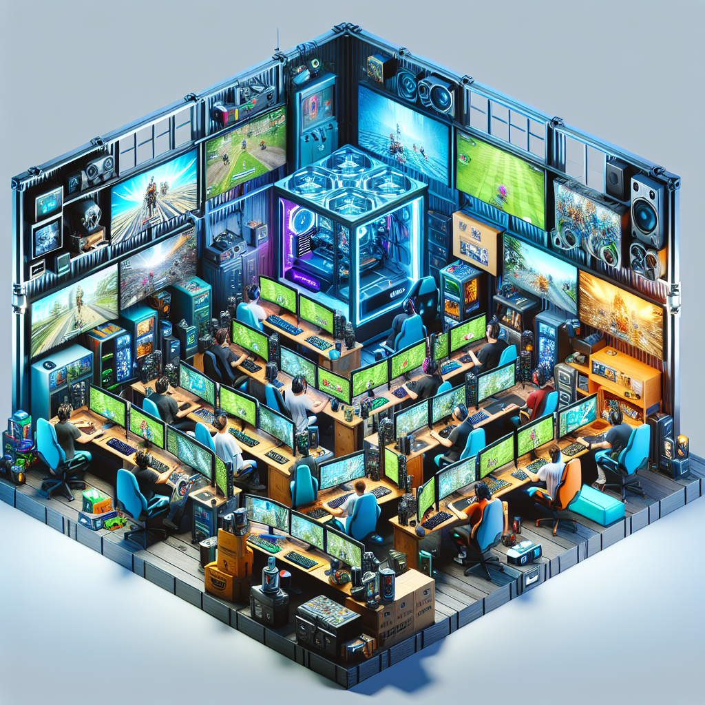 Gamers participating in an online charity event.