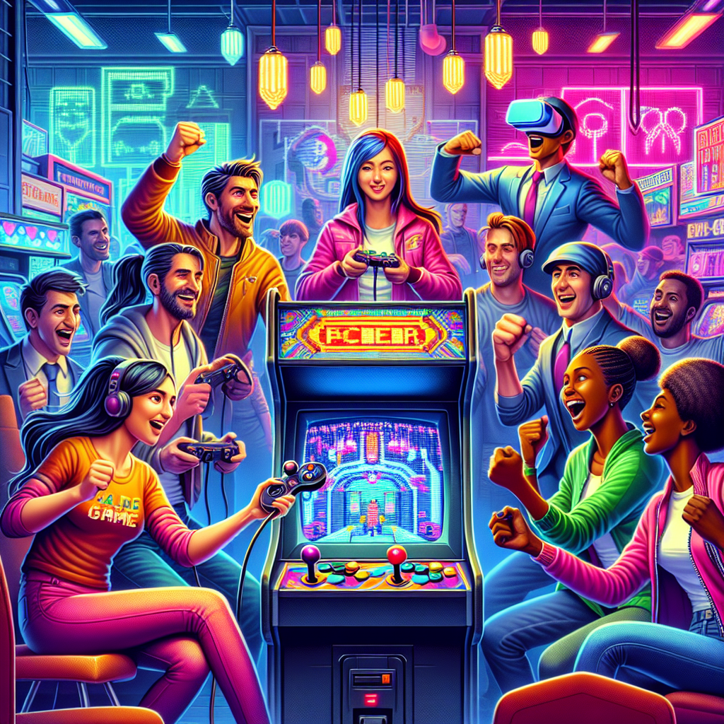 A visual representation of diverse characters in gaming.