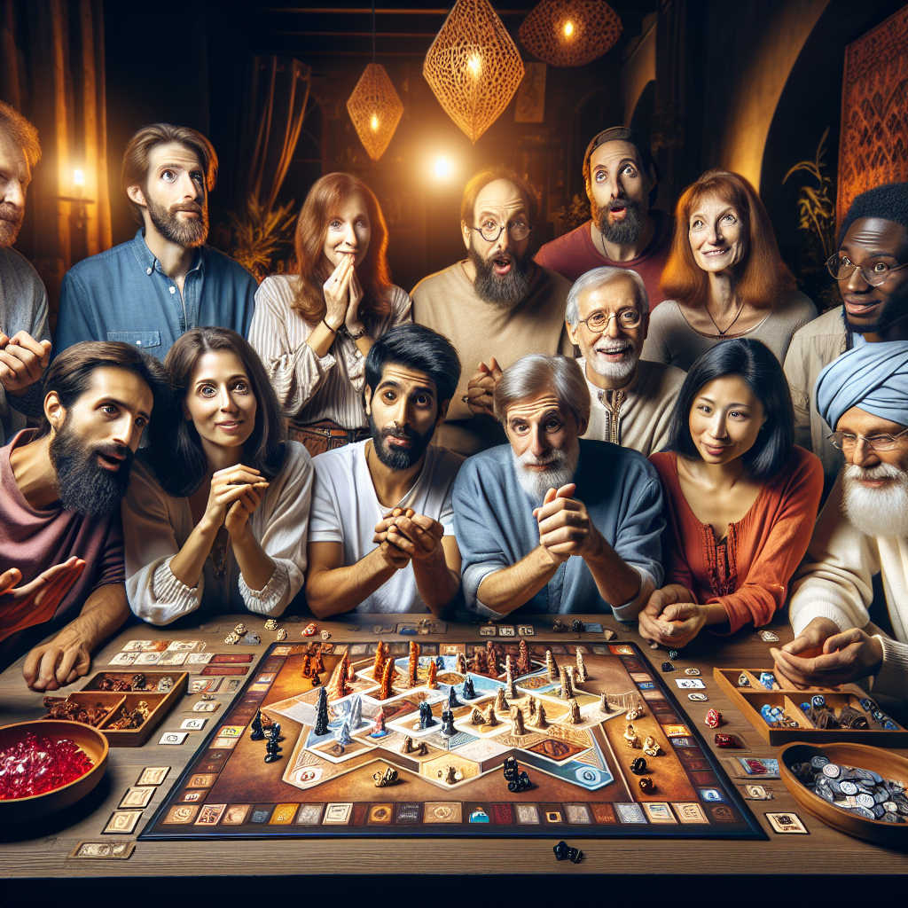 Can Gaming Foster Empathy in Players? Exploring the Impact A diverse group of gamers engaged in a cooperative game, showcasing emotional expressions.