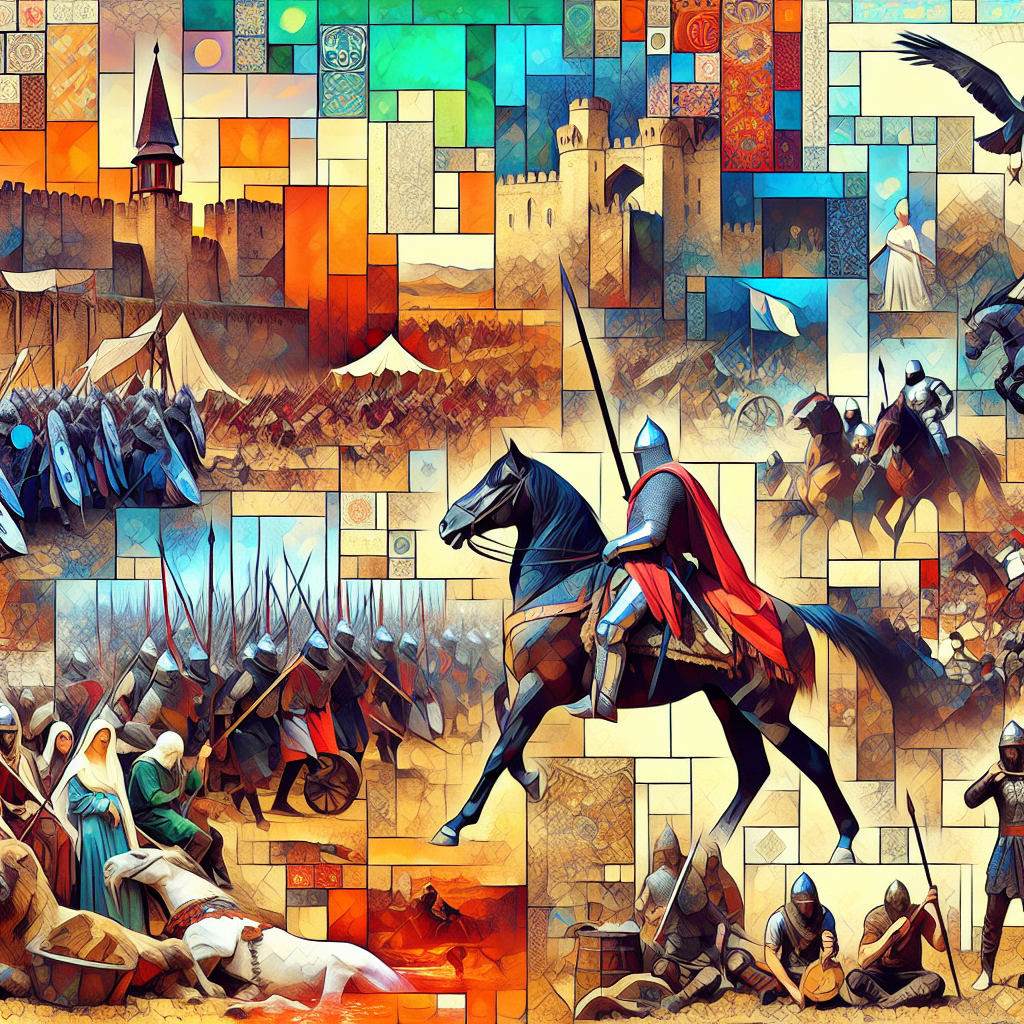 A collage of historically accurate game scenes
