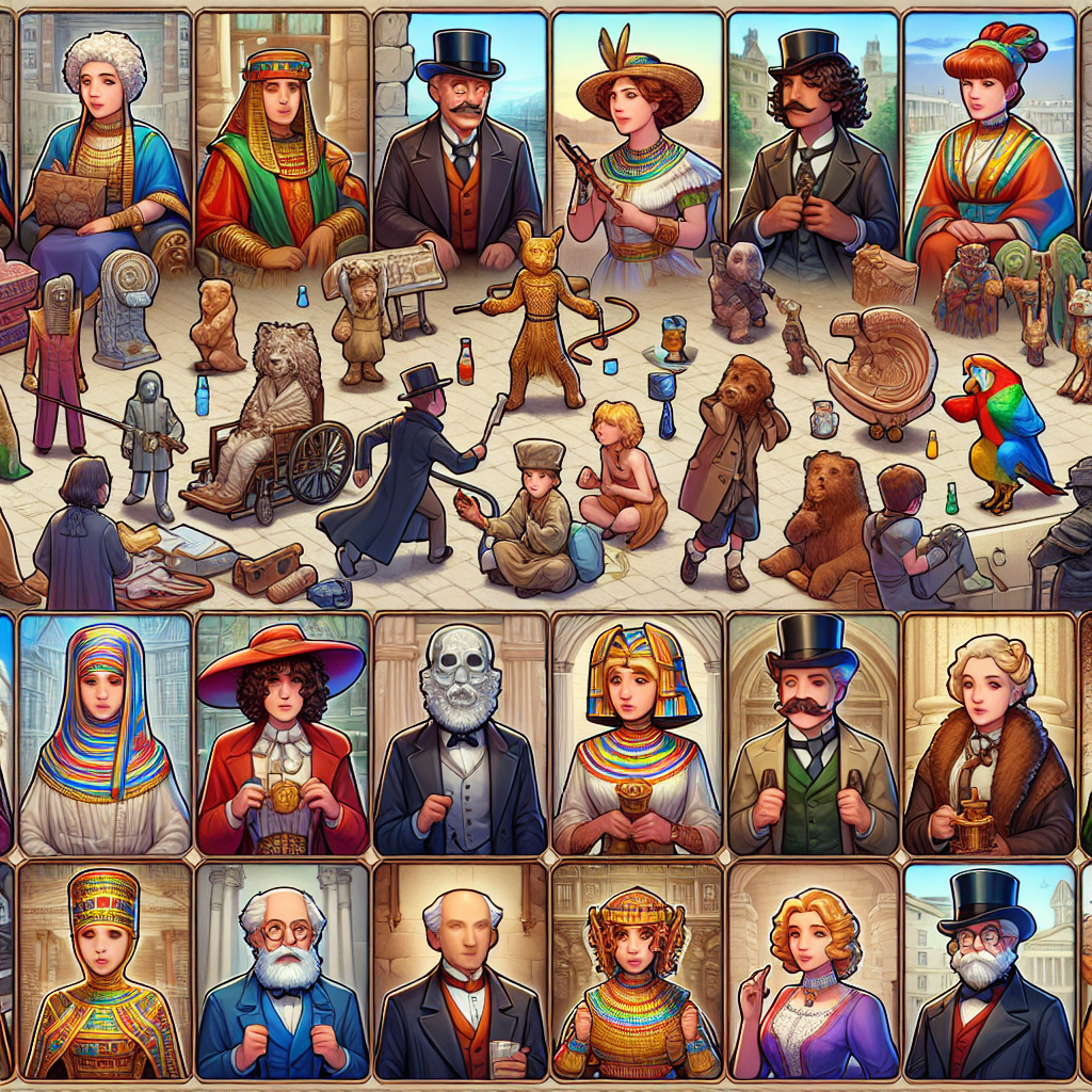 A creative representation of historical events being transformed into a game.