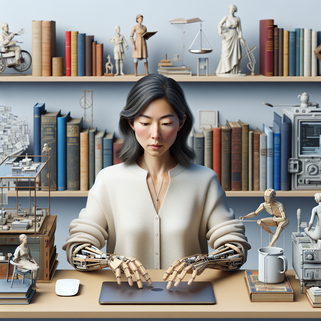 A researcher using a laptop to access historical archives online.