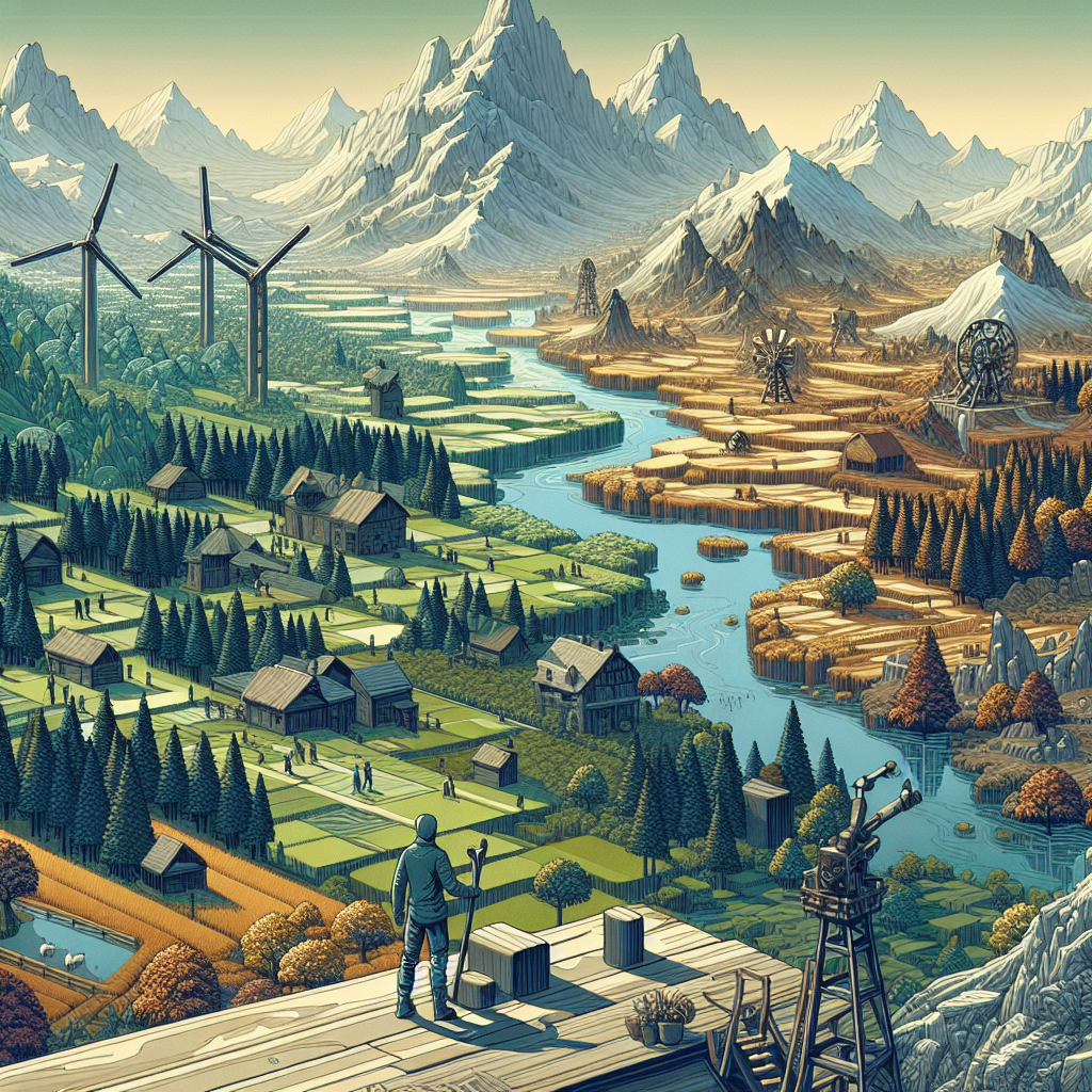 A screenshot from the game Eco showing a player managing resources.