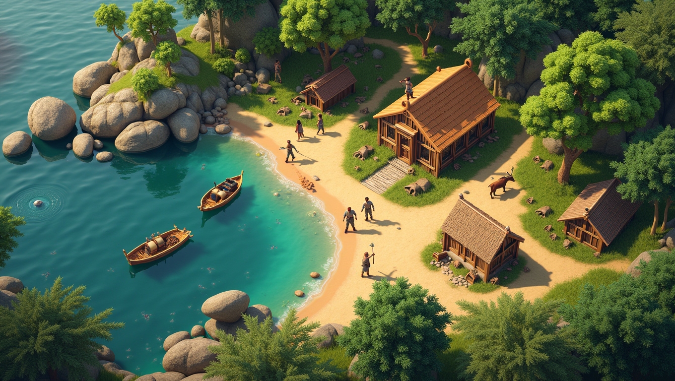 A screenshot from an eco-themed video game where players manage resources.