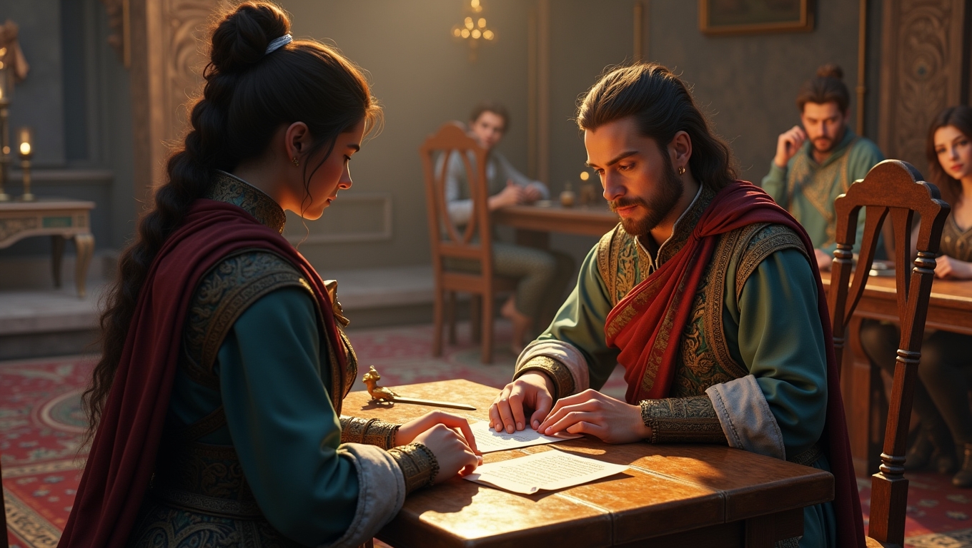 Character interaction in AI-driven game storytelling