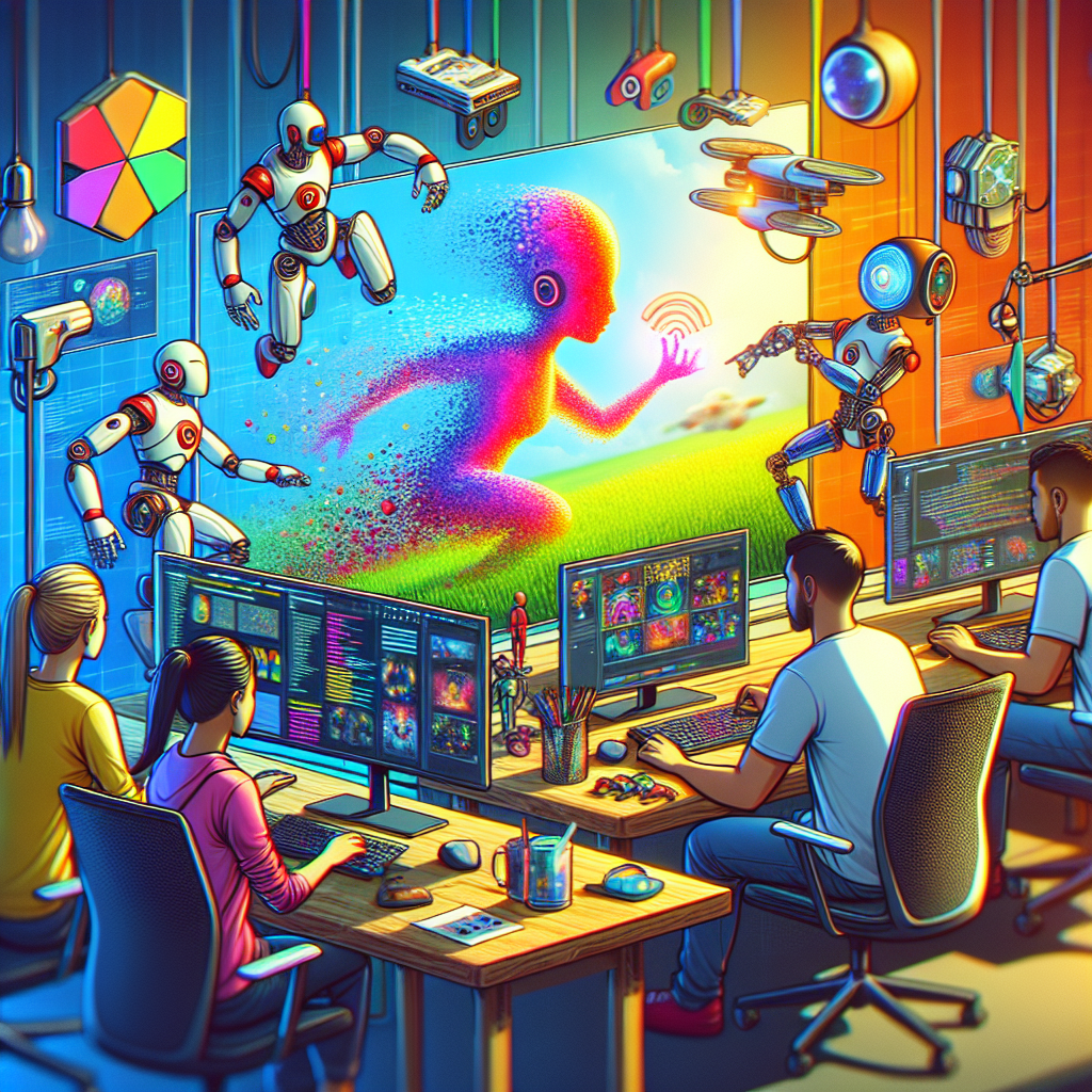 AI enhancing game development in action