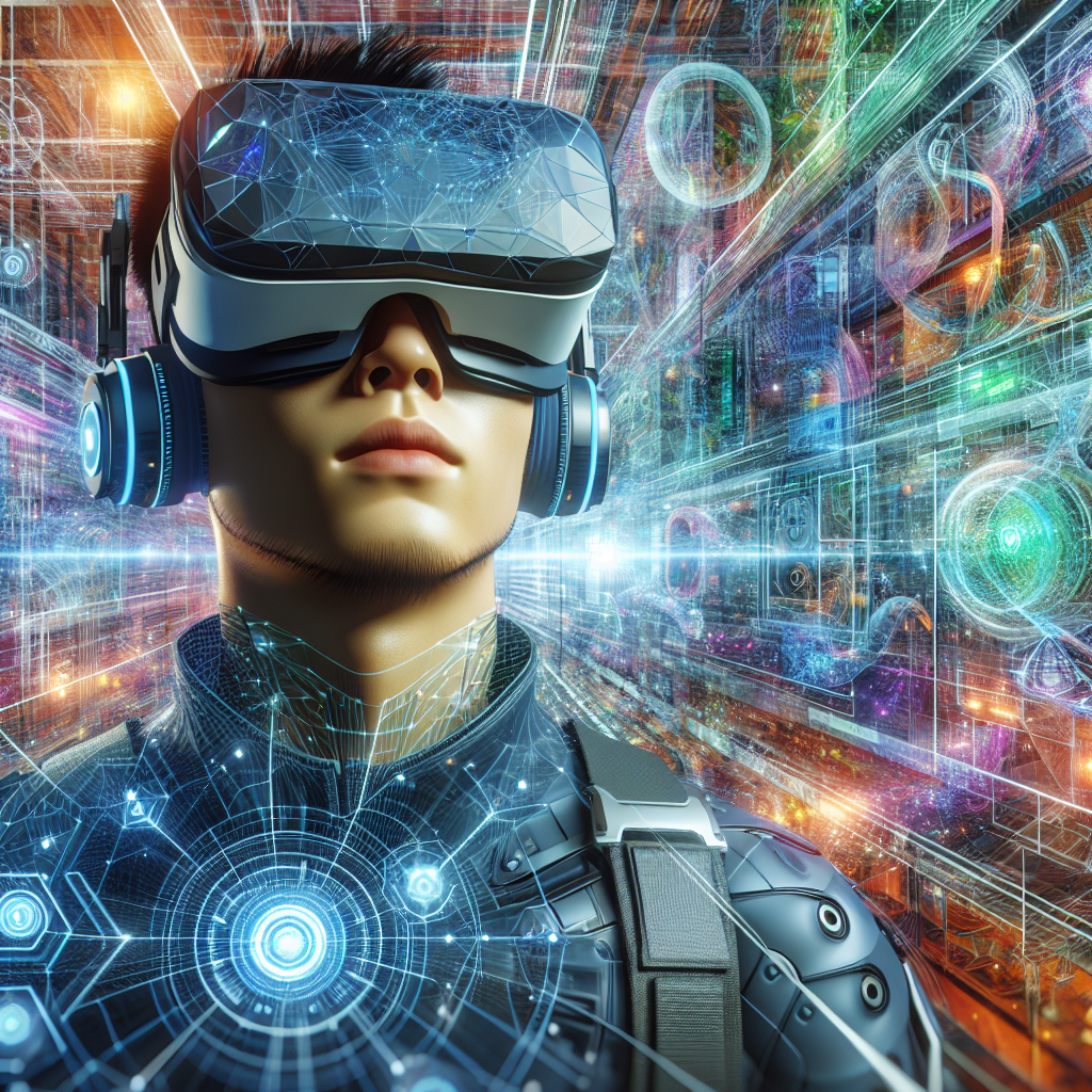 A futuristic gaming environment showcasing advanced technology.