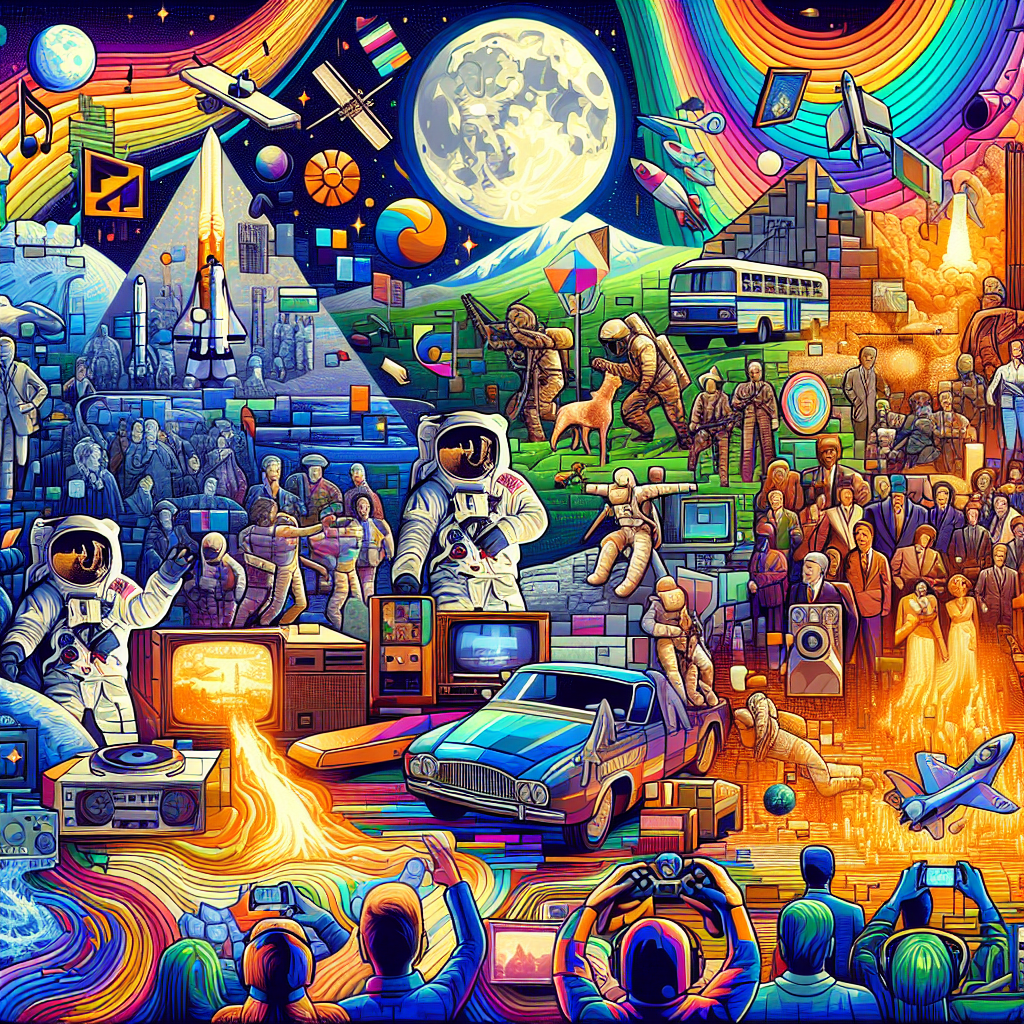 A collage of historical events influencing video games