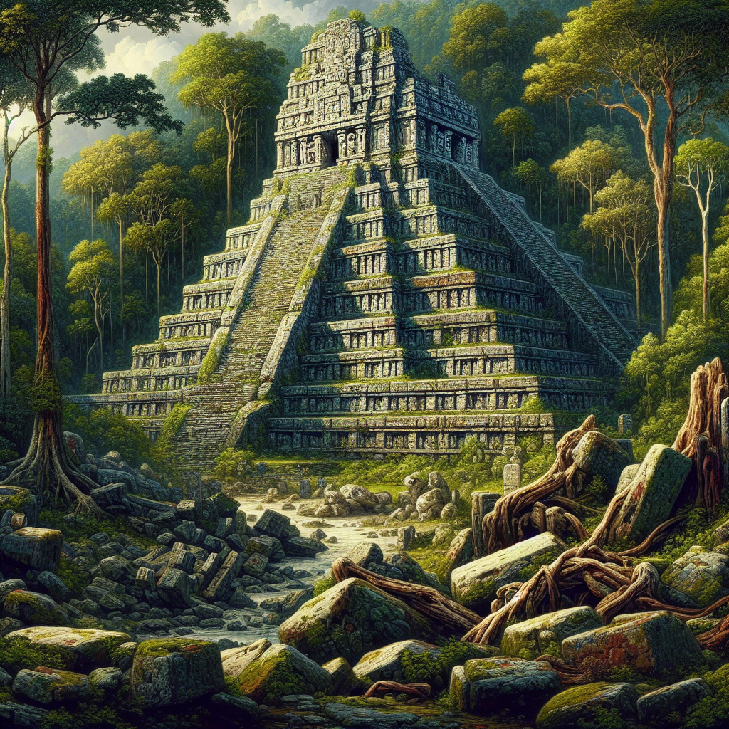 Ancient ruins of the Maya civilization
