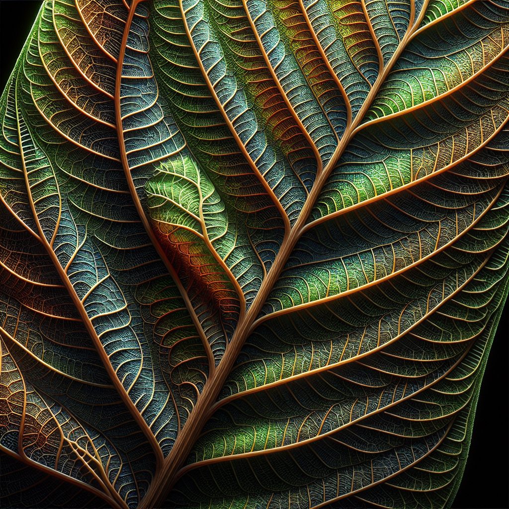 A close-up of intricate leaf patterns inspiring game textures.